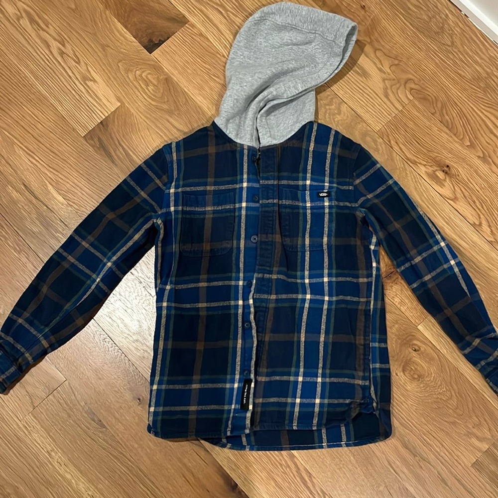 Boys Vans Medium Flannel Hoodie